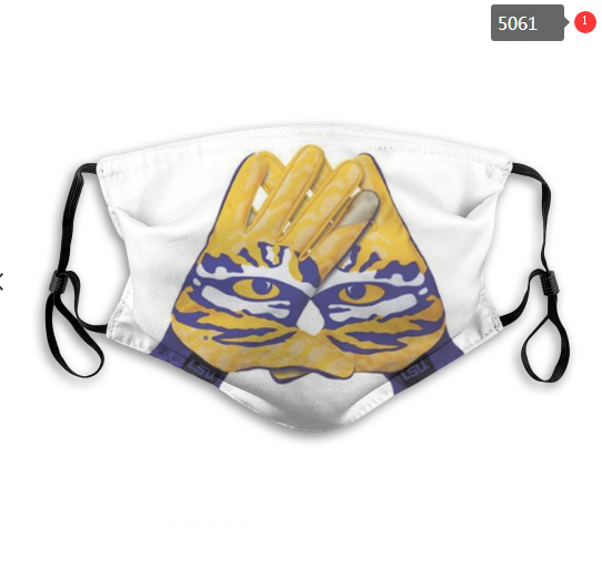NCAA LSU Tigers #9 Dust mask with filter
